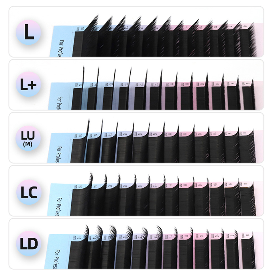 Eyelash Extensions Classic - RUJADE L L + LC LD