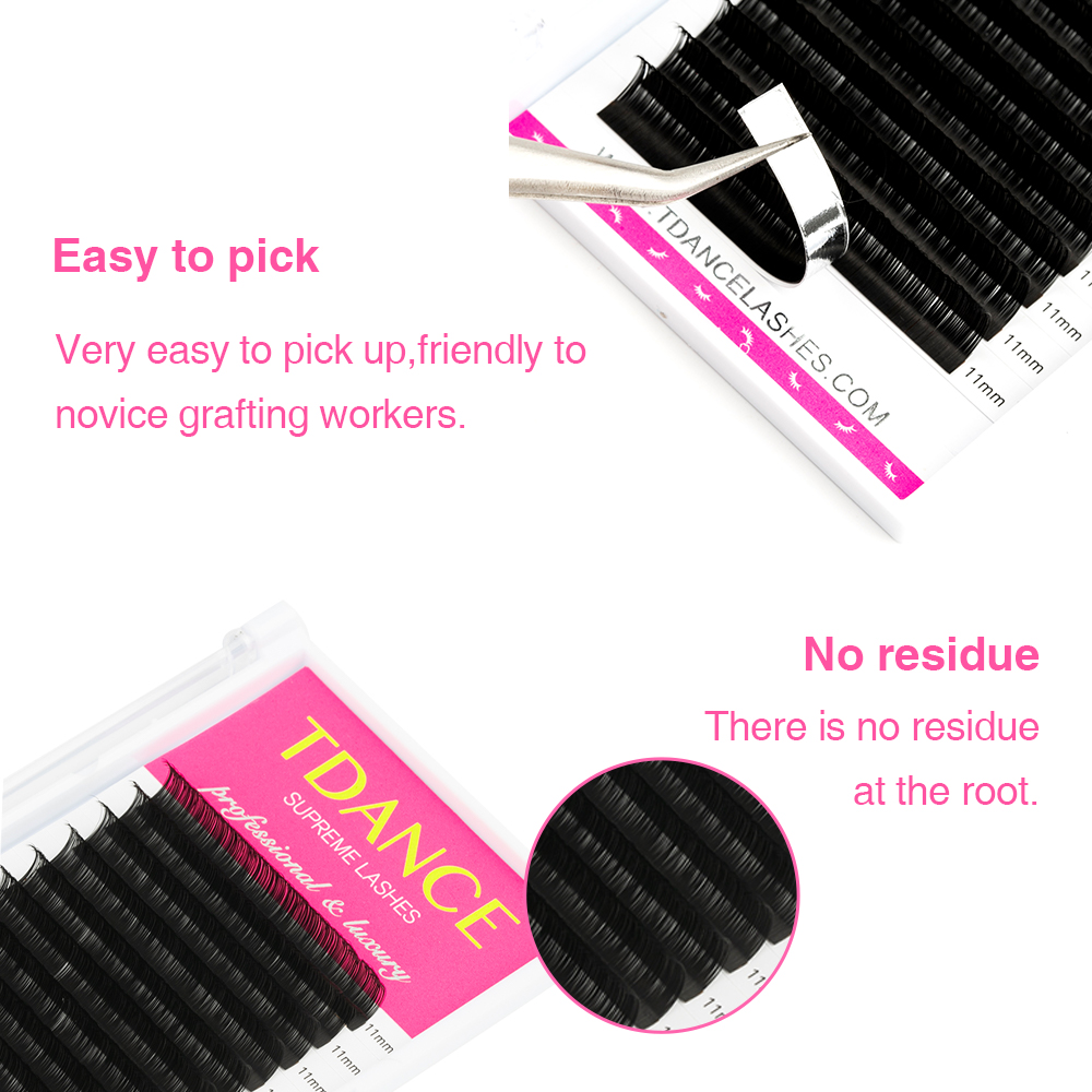 TDANCE extensión de pestañas 1 - Eyelash Extension Korea reseña y precio