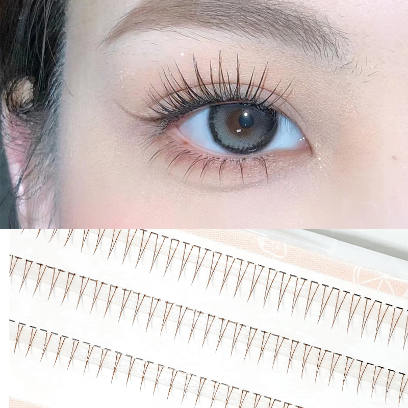 J Curl forma de V debajo de la - Eyelash Extension Korea reseña y precio