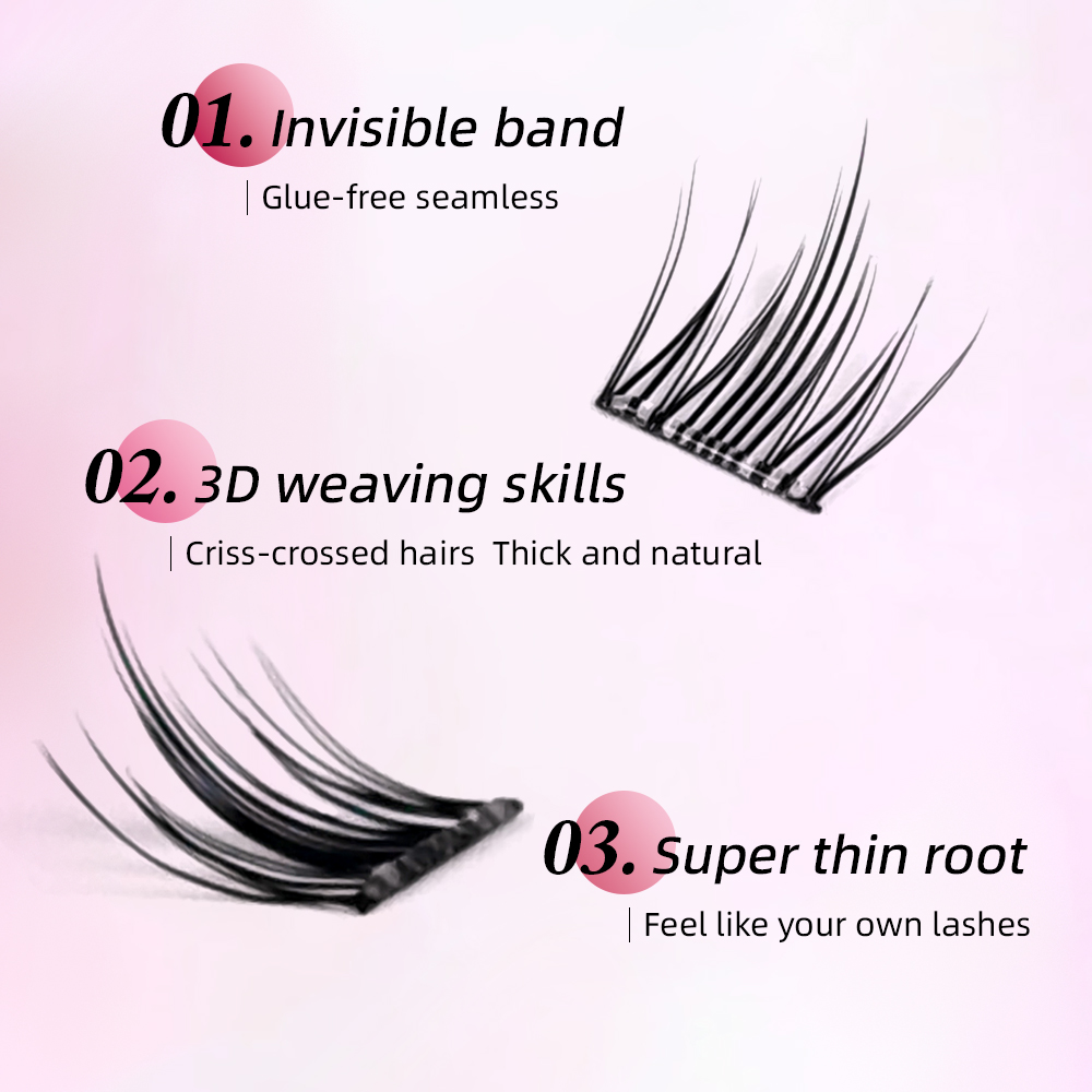 Yelix DIY pestañas autoadhesiv - Eyelash Extension Korea reseña y precio