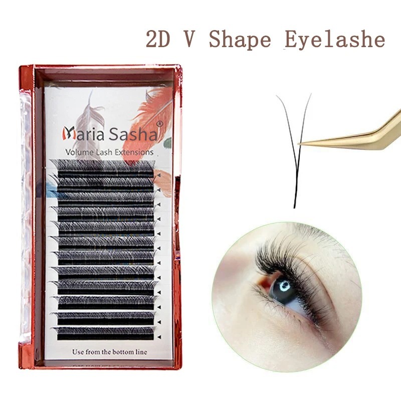 Pestañas MARIA 2D en forma de  - Eyelash Extensions Classic reseña y precio