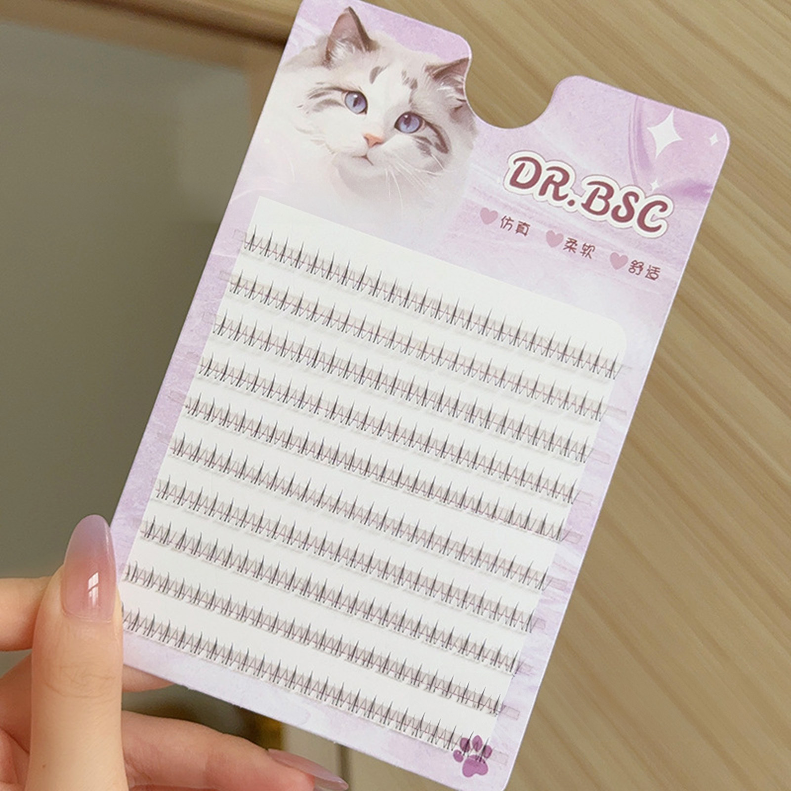 Pestañas postizas con parte in - Eyelash Extension Korea reseña y precio
