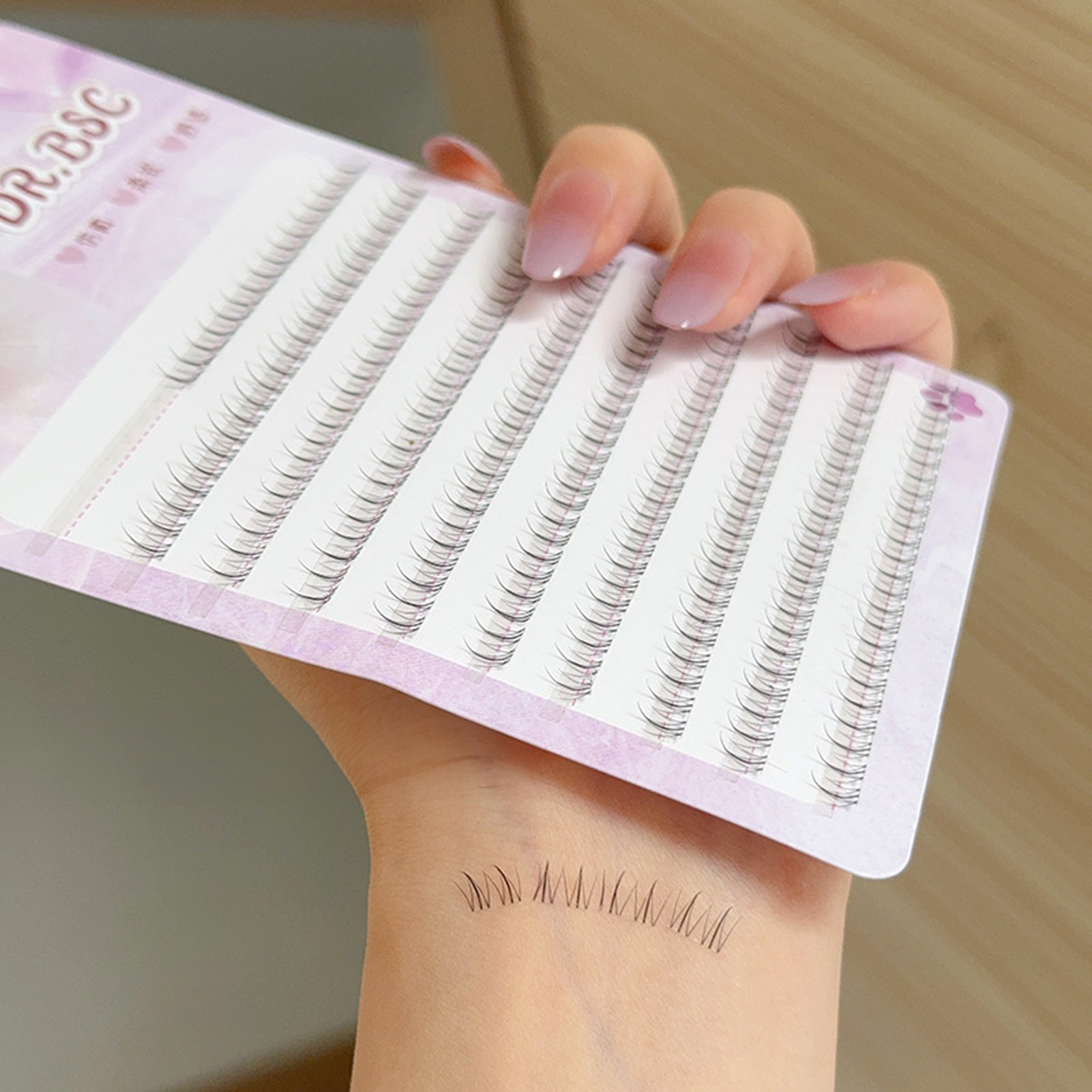 Pestañas postizas con parte in - Eyelash Extension Korea reseña y precio